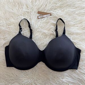 Skims Fits Everybody T-shirt Bra Onyx Size 46DDD